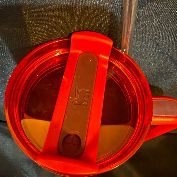 New Stanley 40oz Laser LEngravedV Red Tumbler with Straw *No Original Box* - Picture 5 of 7